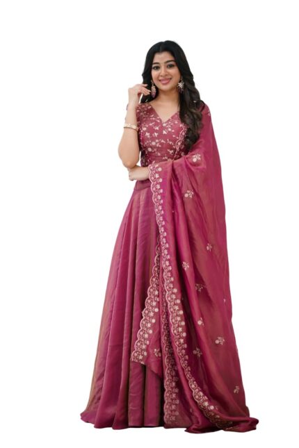 Xomantic Fashion Womens Semi Stitched Lehnega Choli by VintaVool