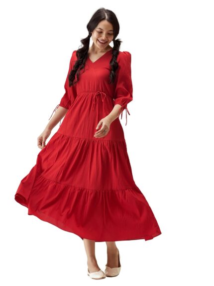 AASK Women Fit and Flare Dress by VintaVool