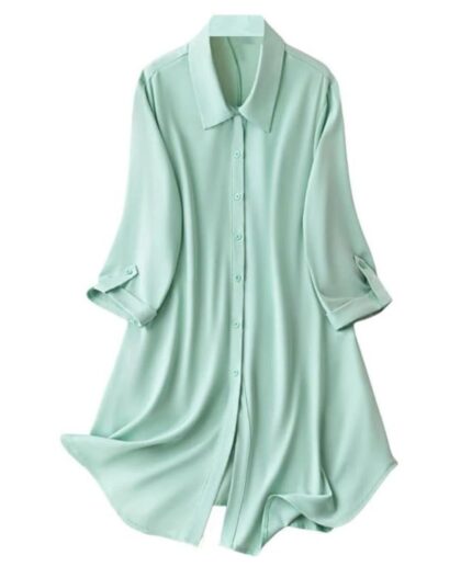 Leriya Fashion Women’s Shirt Dress Knee Length Dress | Loose Fit | Button-Down | | 3/4 Sleeve | Summer Wear | Available in (Pack of 2 | Value Pack) by VintaVool