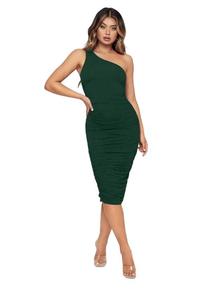 Alekya Women’s Square Neck Sleeveless Dress | Dress for Girls | Womens Dress for Festivals, Parties & Special Occasions [TC-054-$Parent] by VintaVool