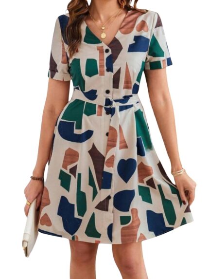 Leriya Fashion Women’s Fit and Flare Knee Length Dress by VintaVool