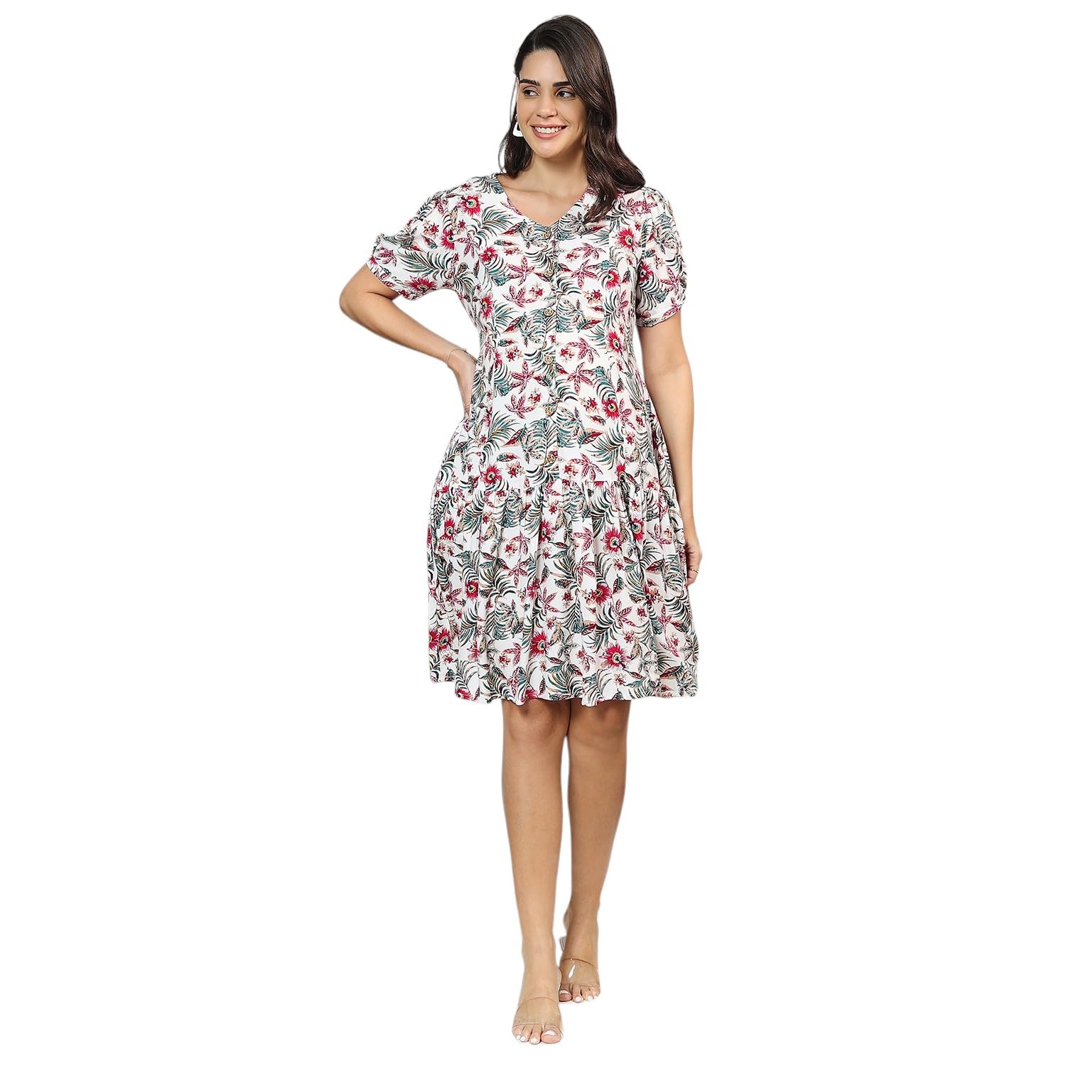 MomToBe Women’s Rayon Maternity Dress/Pregnancy Dress/Easy Breastfeeding Dress/Western Dress with Zippers for Nursing Pre and Post Pregnancy by VintaVool MomToBe Women’s Rayon Maternity Dress/Pregnancy Dress/Easy Breastfeeding Dress/Western Dress with Zippers for Nursing Pre and Post Pregnancy by VintaVool