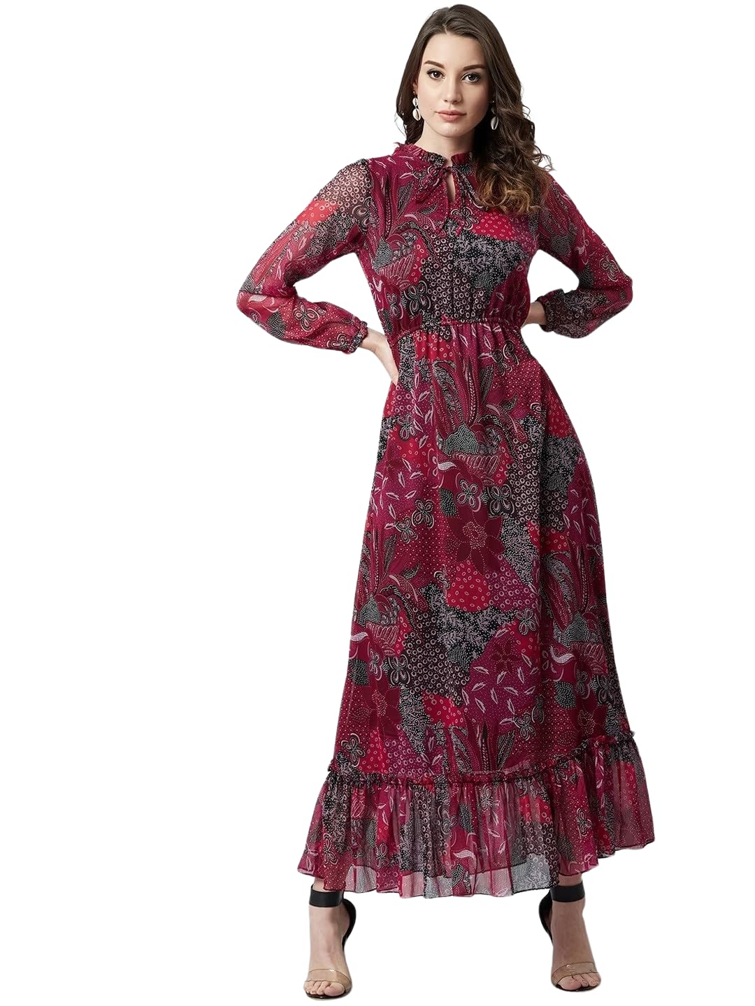Lymio Maxi Dresses for Women || Western Dresses for Women || Dress for Women || Dresses (703-704) by VintaVool Lymio Maxi Dresses for Women || Western Dresses for Women || Dress for Women || Dresses (703-704) by VintaVool