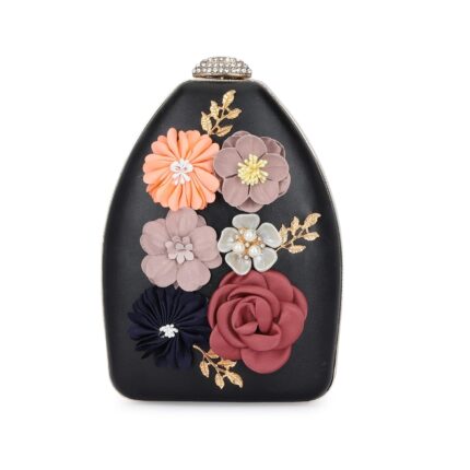 TOOBA Women Handicraft Beautiful Round Box Clutch Bag Purse for Bridal, Casual, Wedding Bag for Women & Girls by VintaVool