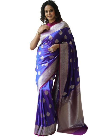 Sugathari Women’s Banarasi Saree Pure Kanjivaram Silk Saree Soft new ladies 2025 Design Wear Pattu Sarees Latest Sadi Party Sari collections With Blouse Piece (San Pari-224) by VintaVool