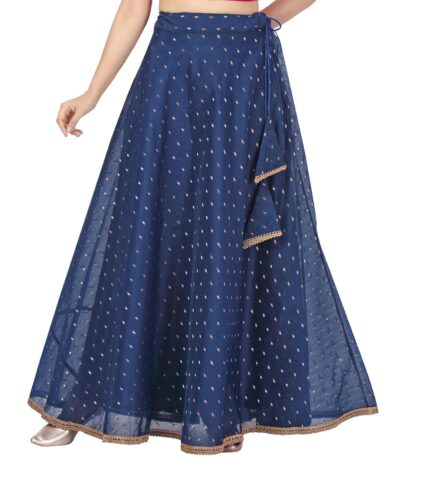 Studio Shringaar Women’s Polyester Maxi Skirt by VintaVool