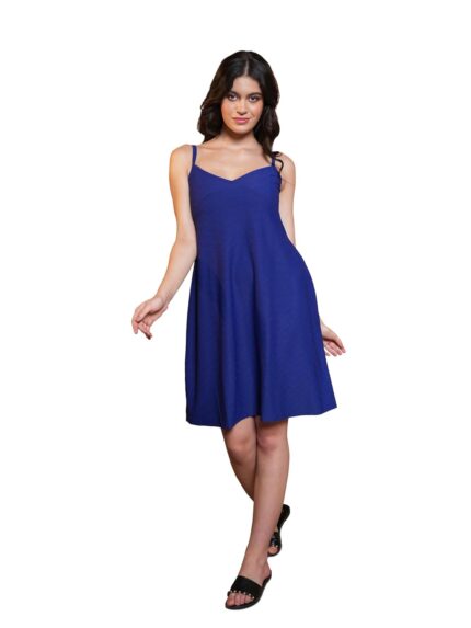 PURVAJA Women’s A-Line/Flared Above Knee Length Dress (Nisi-001-003) by VintaVool