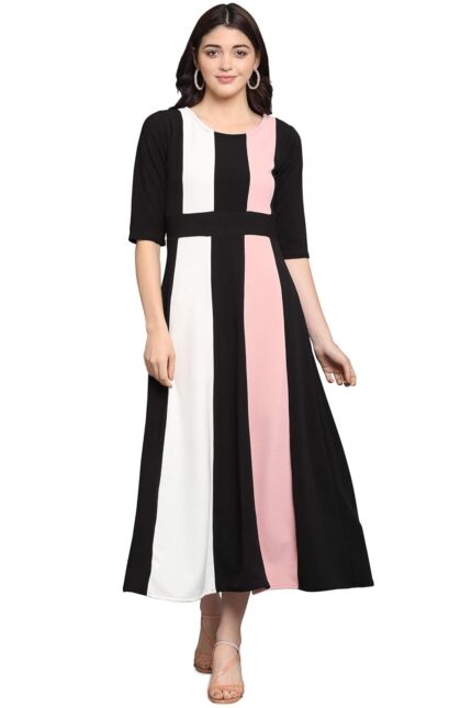 PURVAJA Women’s Empire Dress(Lucy-021-022-023-024) by VintaVool